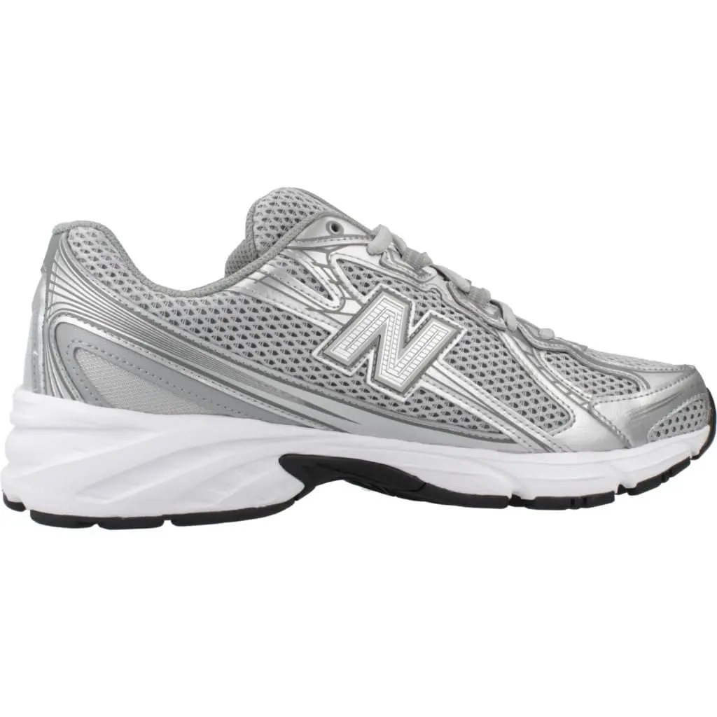 New Balance Unisex 740 Running Shoes Castlerock/Slate Gray/Silver Metallic | Retro 2000s Inspired Sneakers (11 Men / 12.5 Women US) - view 4