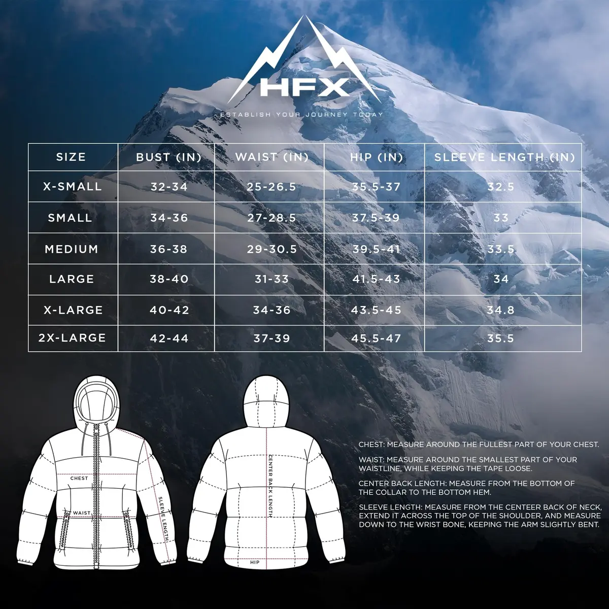 HFX Women's Stretch Puffer Jacket, Bone, Medium | Active & Performance Winter Coat - view 7