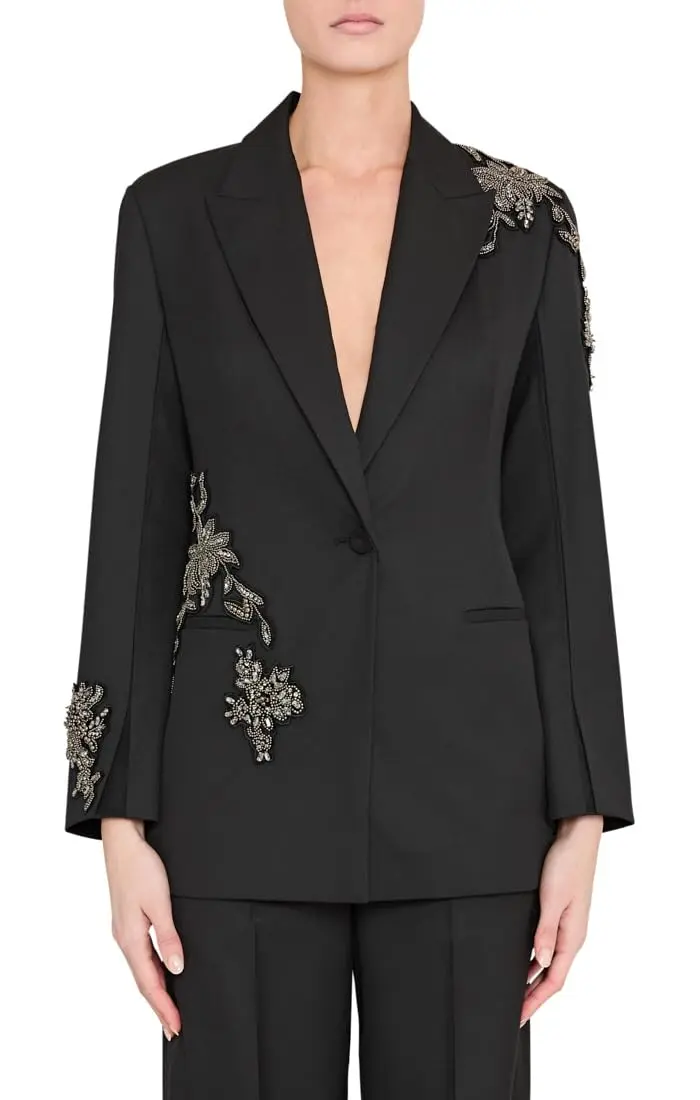 Kobi Halperin Lariz Jacket Black | Effortless Luxury, Regular Fit, Wool-Polyester Blend - main product image