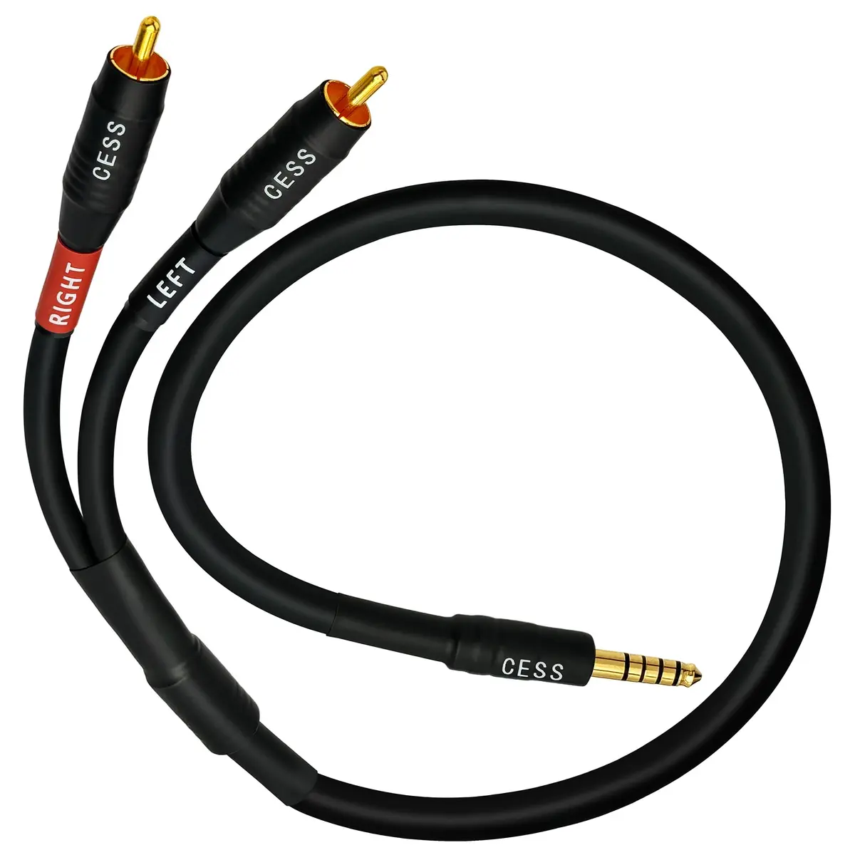 CNCESS 4.4mm Balanced Male to 2 RCA Plug Audio Cable 24 Inch | High-Fidelity Signal Transfer - view 7
