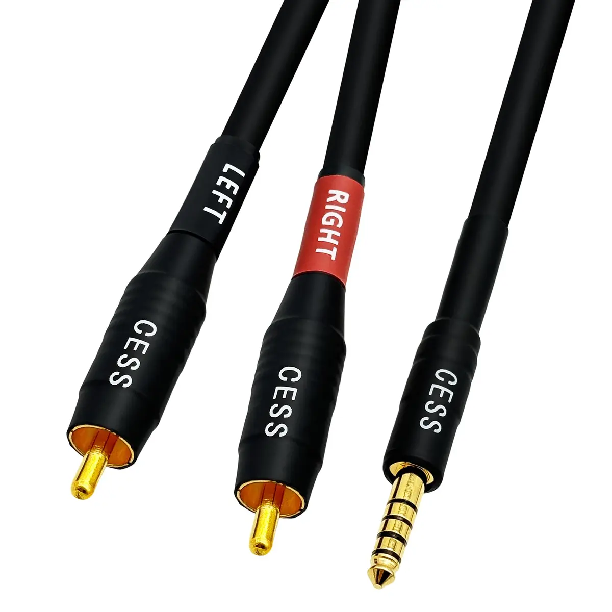 CNCESS 4.4mm Balanced Male to 2 RCA Plug Audio Cable 24 Inch | High-Fidelity Signal Transfer - view 8