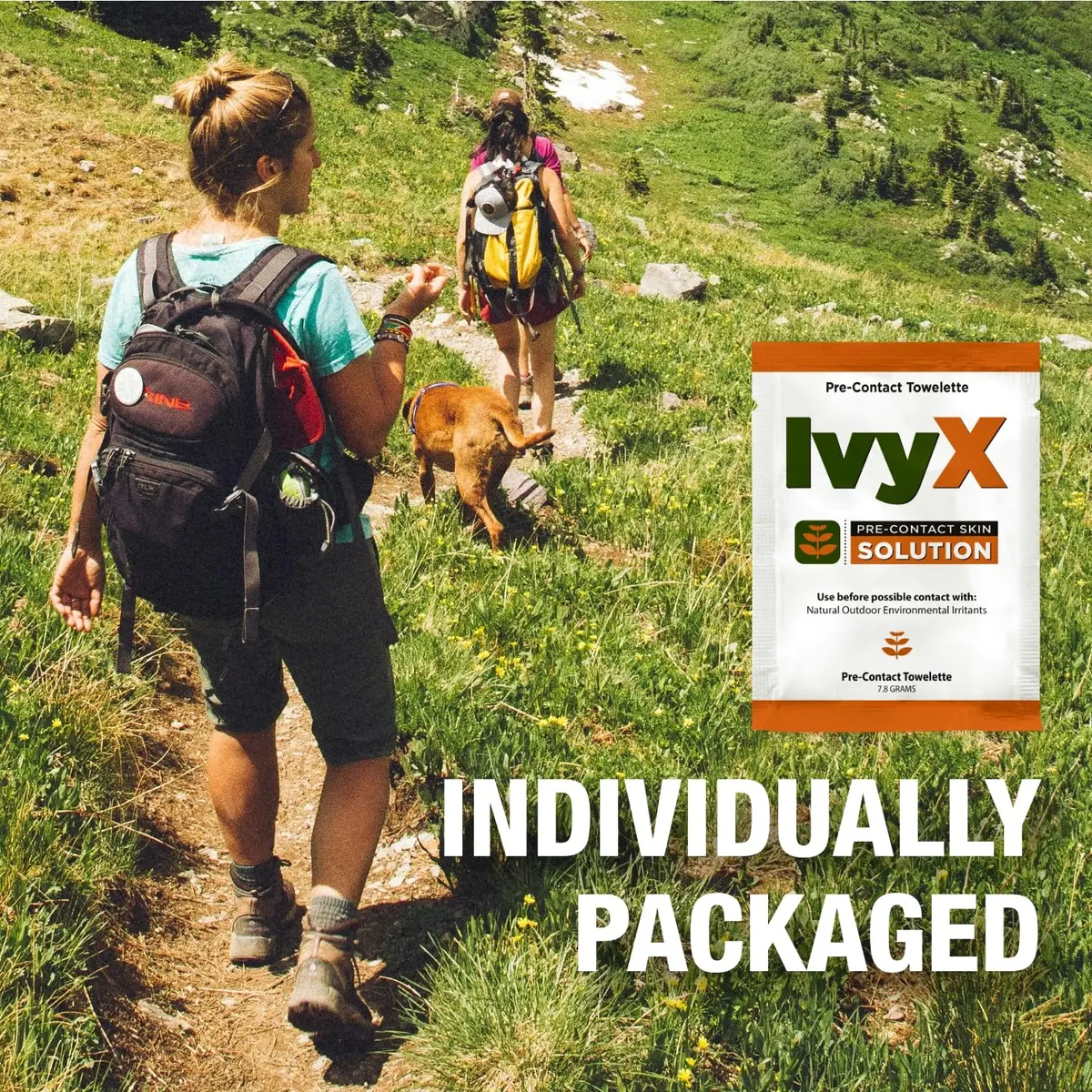 CoreTex Ivy X Pre-Contact Poison Ivy Wipes 100 Count | Proactive Skin Barrier for Poison Oak & Sumac - view 5