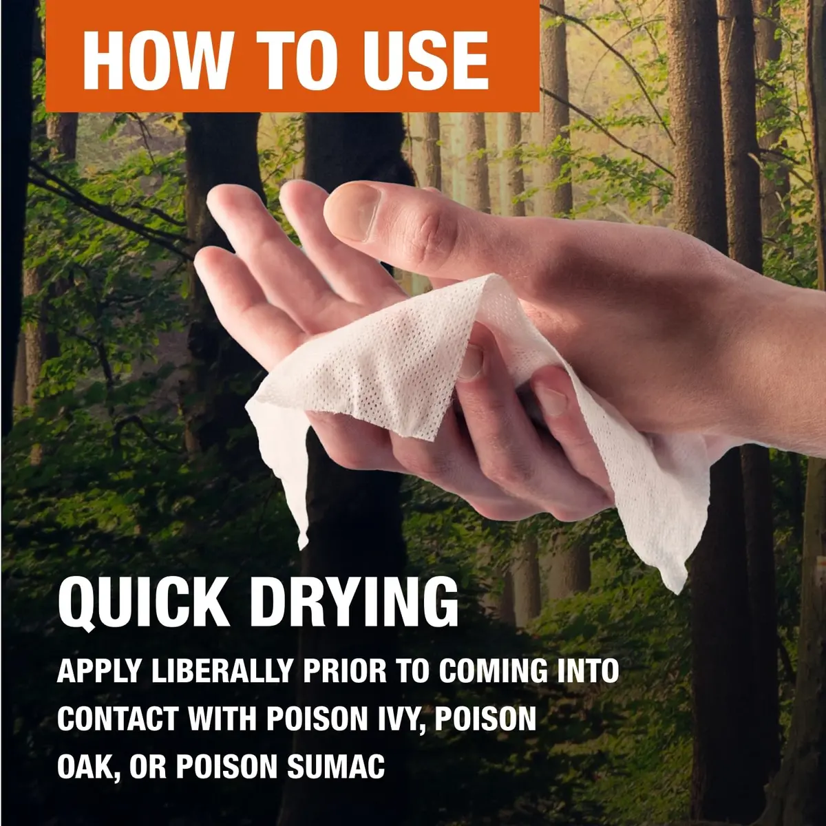 CoreTex Ivy X Pre-Contact Poison Ivy Wipes 100 Count | Proactive Skin Barrier for Poison Oak & Sumac - view 4