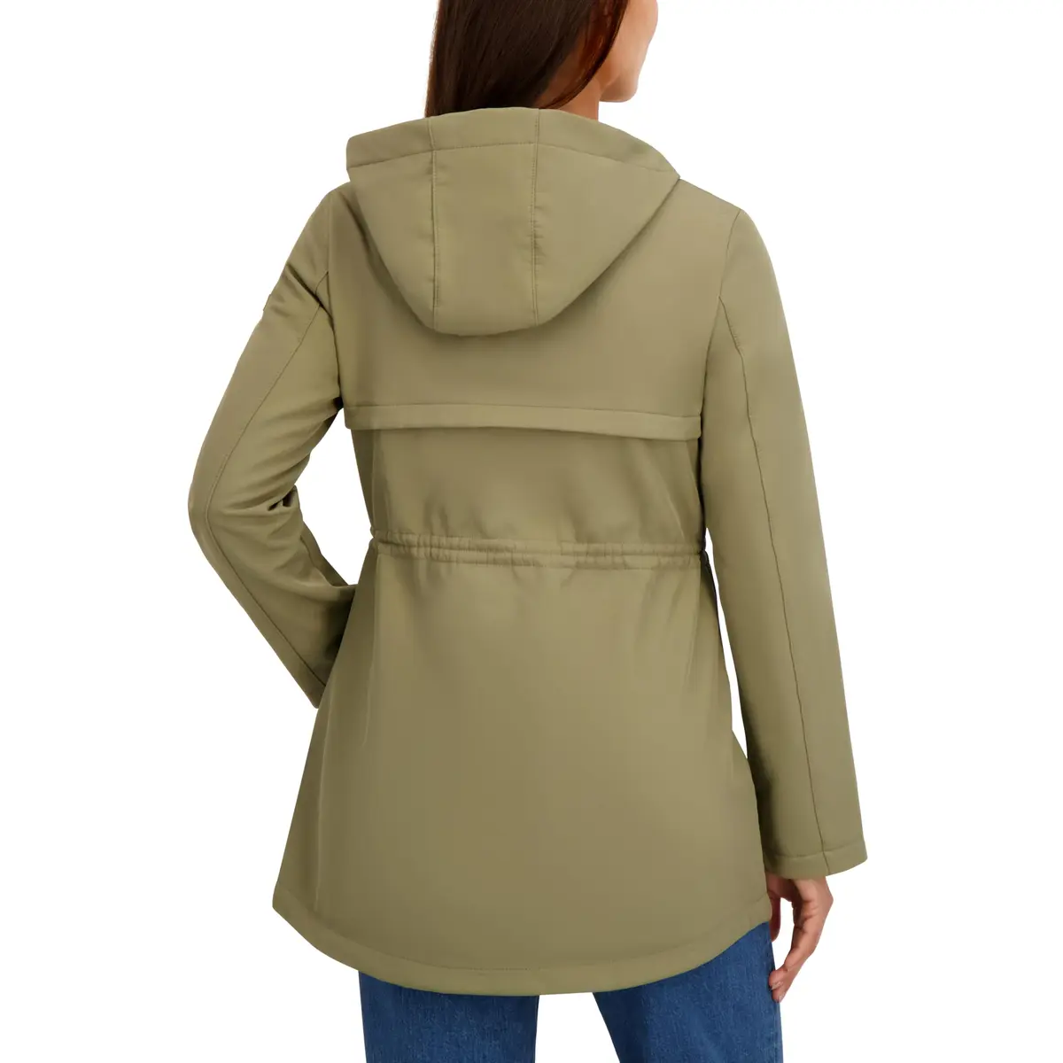 HFX Women's Softshell Jacket Green X-Large | Water-Resistant, Breathable, Adjustable Waist - view 2