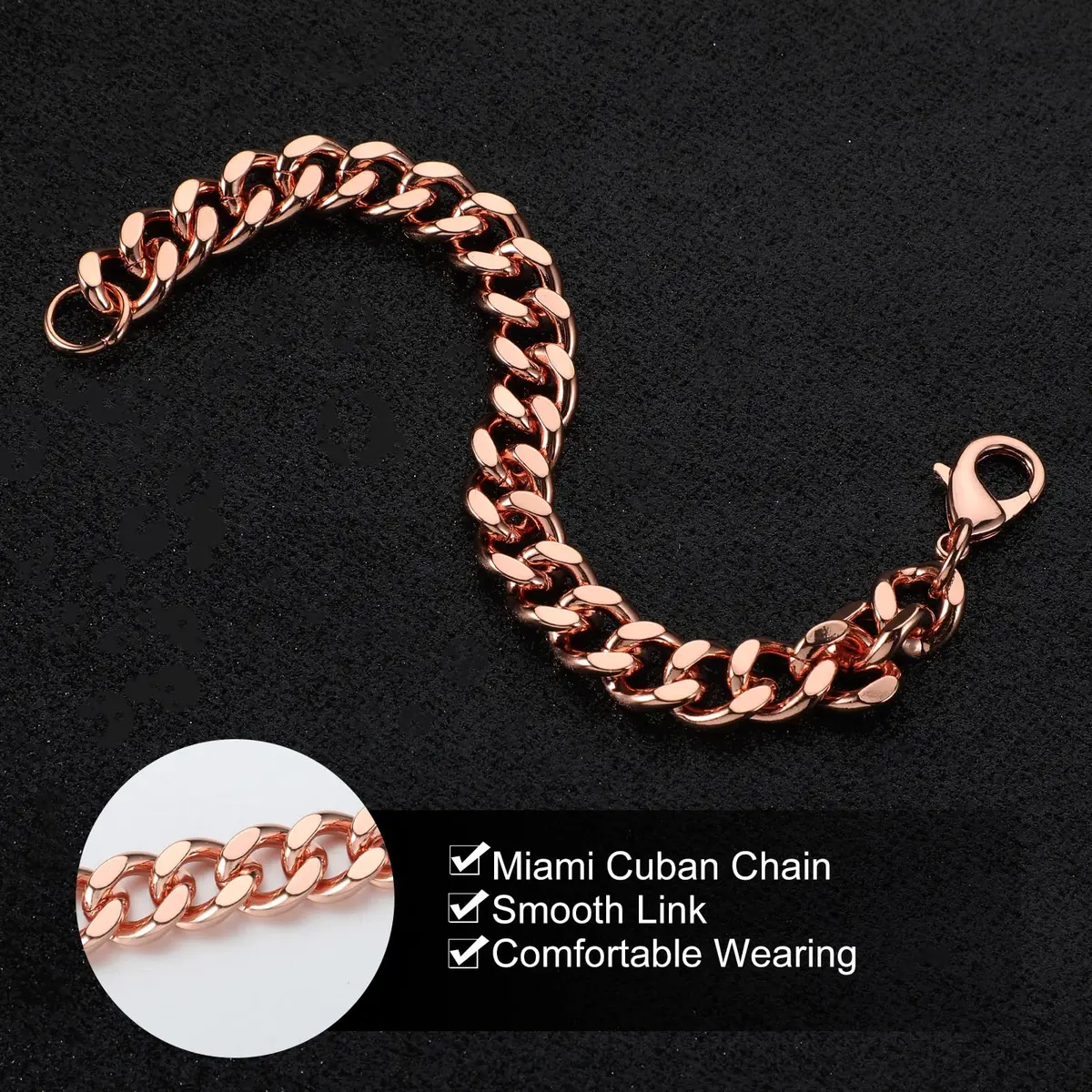 Tondiamo Copper Braided Bracelet 21.1 cm (8.3 Inches) | Rustic Style for Men & Women - view 4