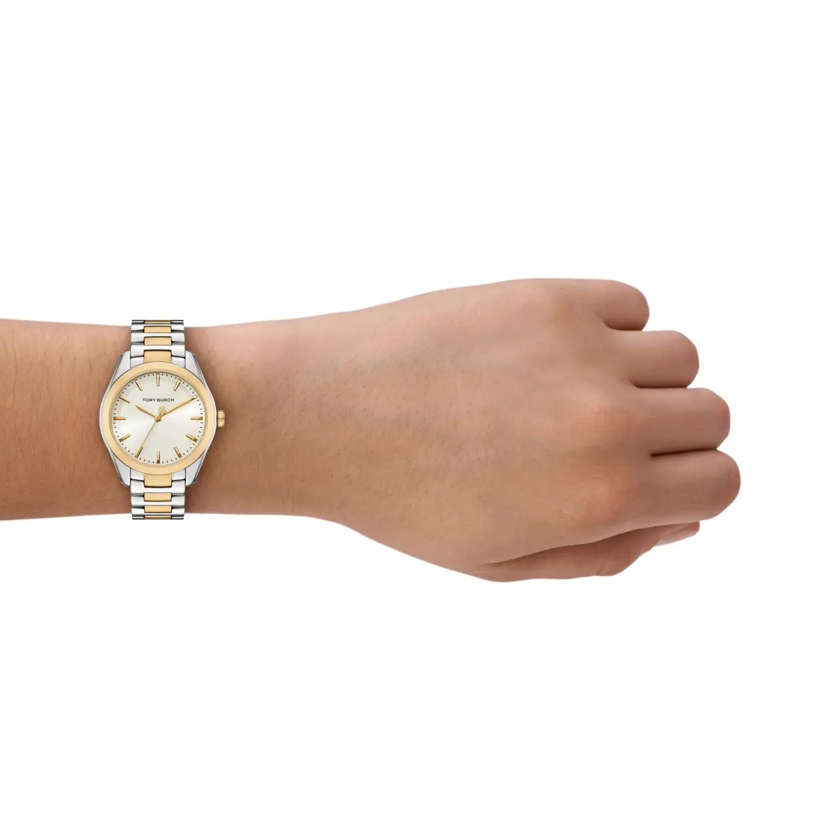 Tory Burch Women's Miller Two-Tone Stainless Steel Watch 34mm | Elegant, Versatile & Water-Resistant - view 4