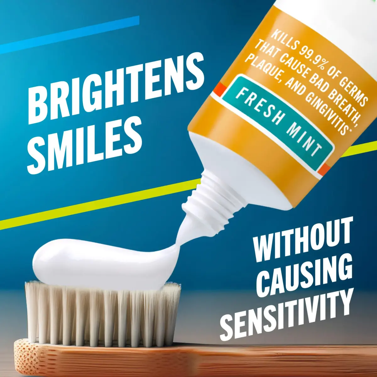 TheraBreath Deep Clean Toothpaste Fresh Mint 8 oz (227 g) | Kills Germs Causing Bad Breath, Plaque & Gingivitis - view 5