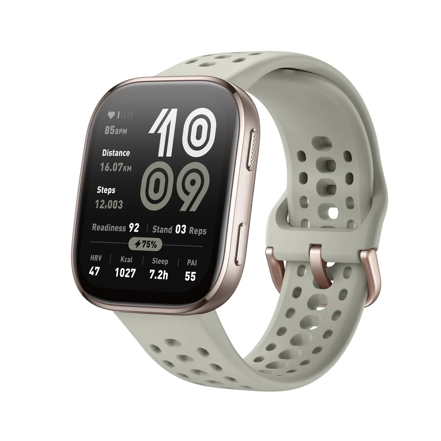 Amazfit Bip 6 Smart Watch 44mm Stone | 14 Day Battery - main product image