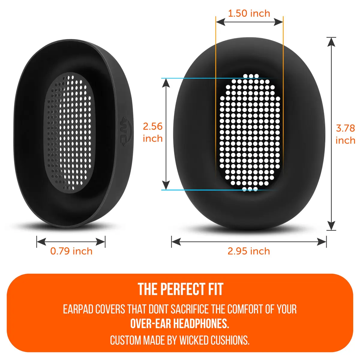 WC SweatZ XM6 Silicone Sweat Covers for Sony WH-1000XM6 | Sweatproof, Washable, Durable - view 6