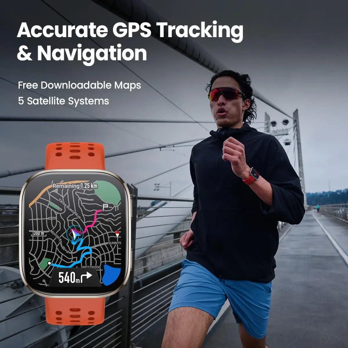 Amazfit Bip 6 Smart Watch 44mm Black | 14 Day Battery - view 5