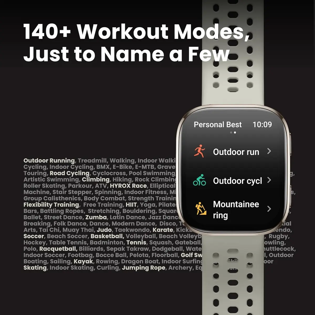 Amazfit Bip 6 Smart Watch 46mm Red | 1.97" AMOLED Display, 14-Day Battery, GPS, AI Coaching - view 5