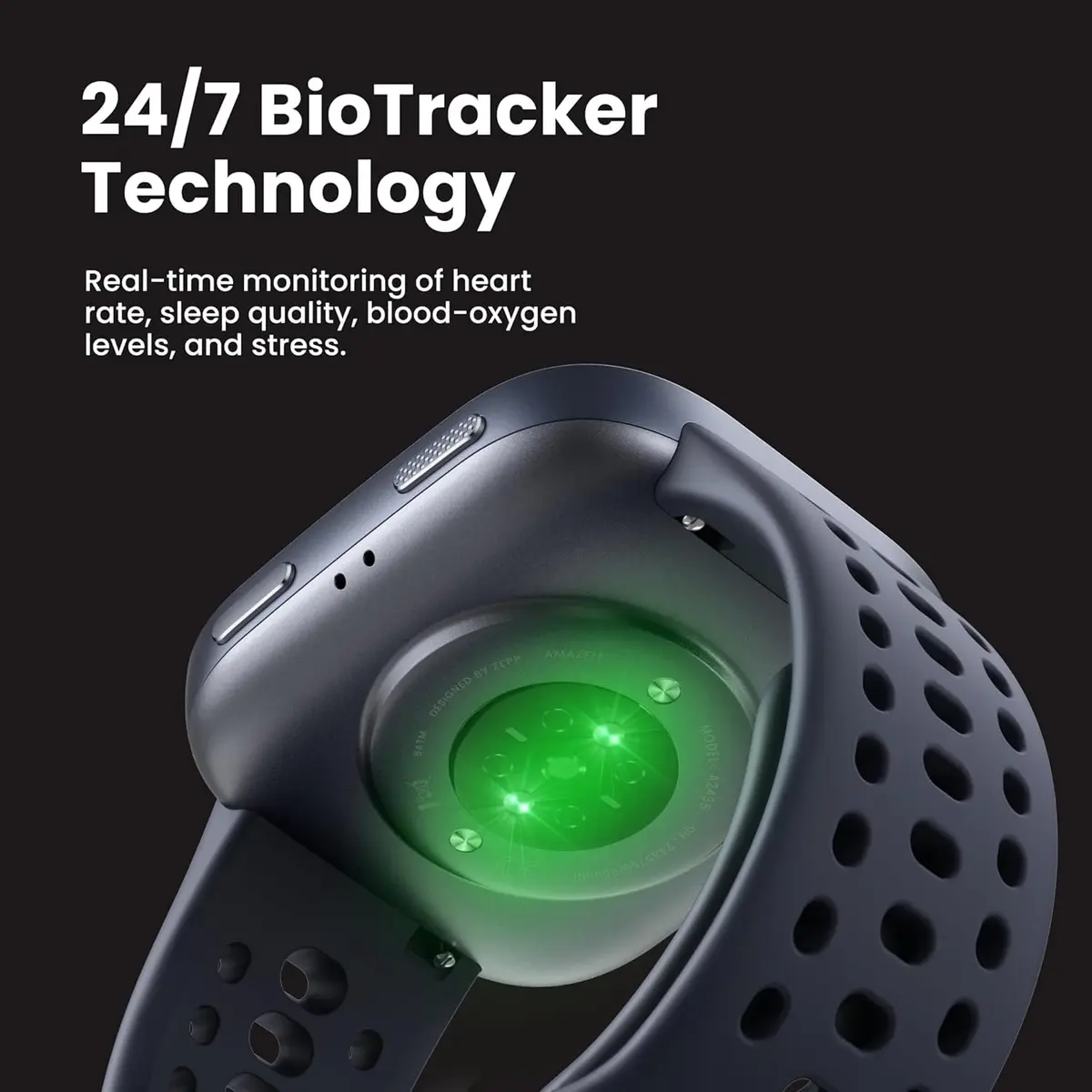 Amazfit Bip 6 Smart Watch 46mm Red | 1.97" AMOLED Display, 14-Day Battery, GPS, AI Coaching - view 3