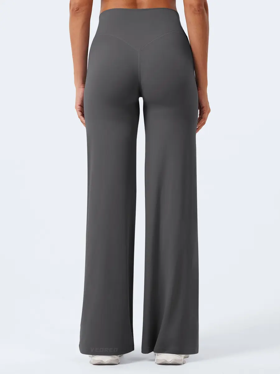YEOREO Women's Straight Leggings 31.5" Inseam | High Waisted Yoga Pants for Gym & Casual Wear - view 4