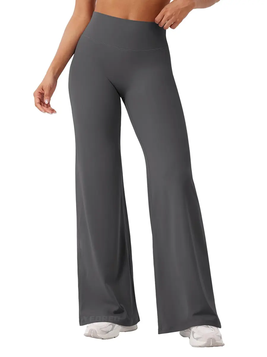 YEOREO Women's Straight Leggings 31.5" Inseam | High Waisted Yoga Pants for Gym & Lounging - main product image