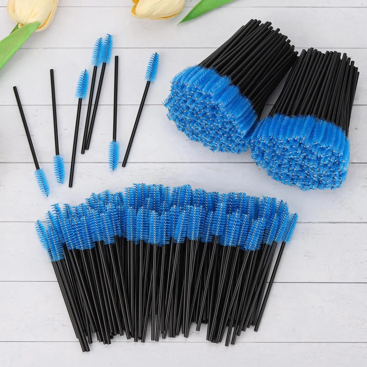 BTYMS Disposable Mascara Wands Eyelash Brush Brow Applicators 10 cm | Perfect for Lash Extensions & Clumping-Free (70-120 chars) - view 6