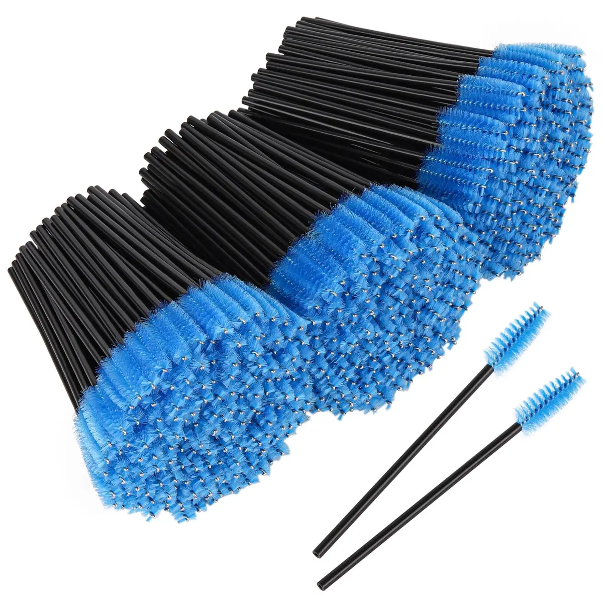 BTYMS Disposable Mascara Wands Eyelash Brush Brow Applicators 10 cm | Perfect for Lash Extensions & Clumping-Free (70-120 chars) - main product image