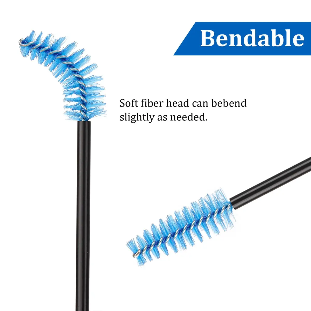 BTYMS Disposable Mascara Wands Eyelash Brush Brow Applicators 10 cm | Perfect for Lash Extensions & Clumping-Free (70-120 chars) - view 3