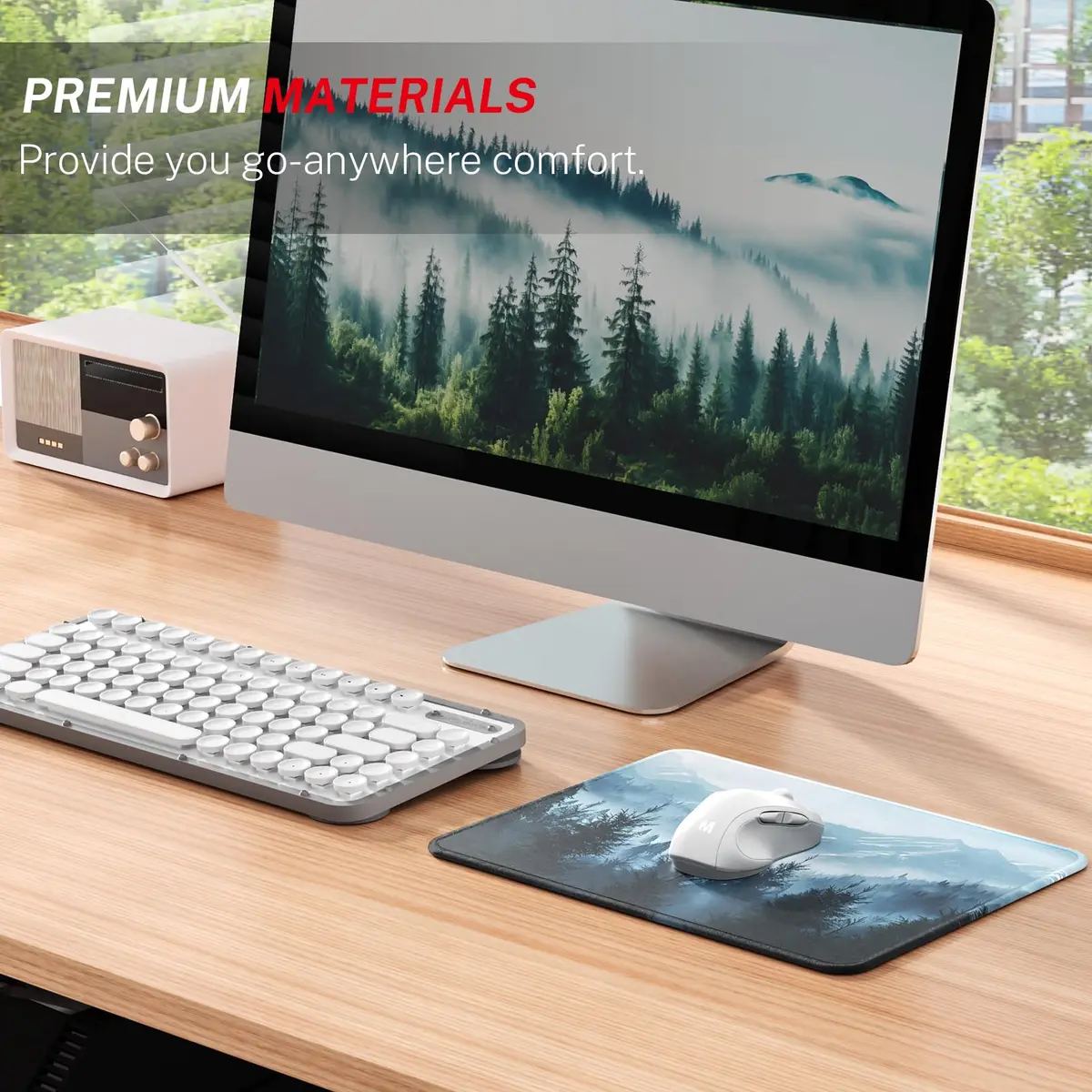 MROCO Cloud Forest Mouse Pad 21.59 cm x 27.94 cm (8.5 x 11 Inch) | Smooth Glide & Precise Control - view 6