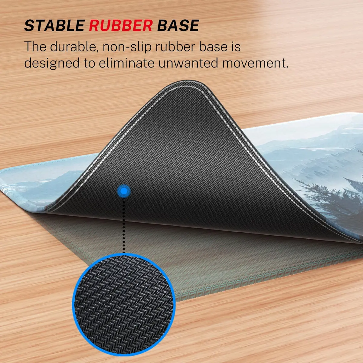MROCO Cloud Forest Mouse Pad 21.59 cm x 27.94 cm (8.5 x 11 Inch) | Smooth Glide & Precise Control - view 4