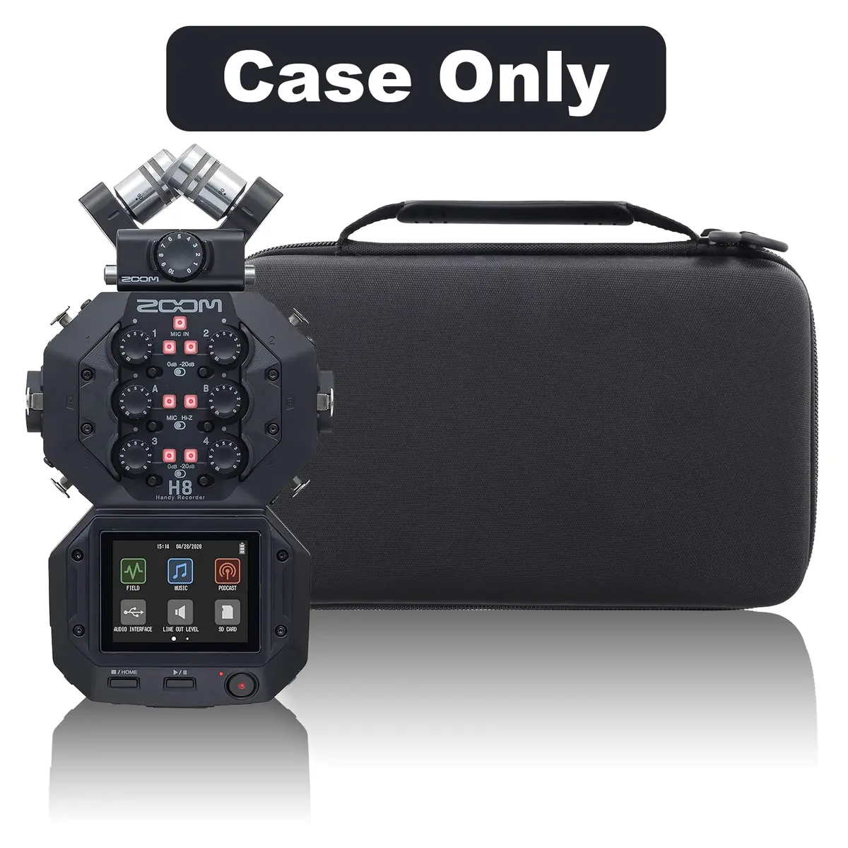 Aenllosi Hard Case for Zoom H8 Digital Multitrack Recorder | Dustproof, Waterproof & Light - view 8