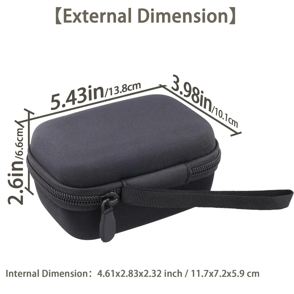 Aenllosi Hard Case for Zoom H2essential/H2n Stereo Recorder | Dustproof, Waterproof & Lightweight - view 7