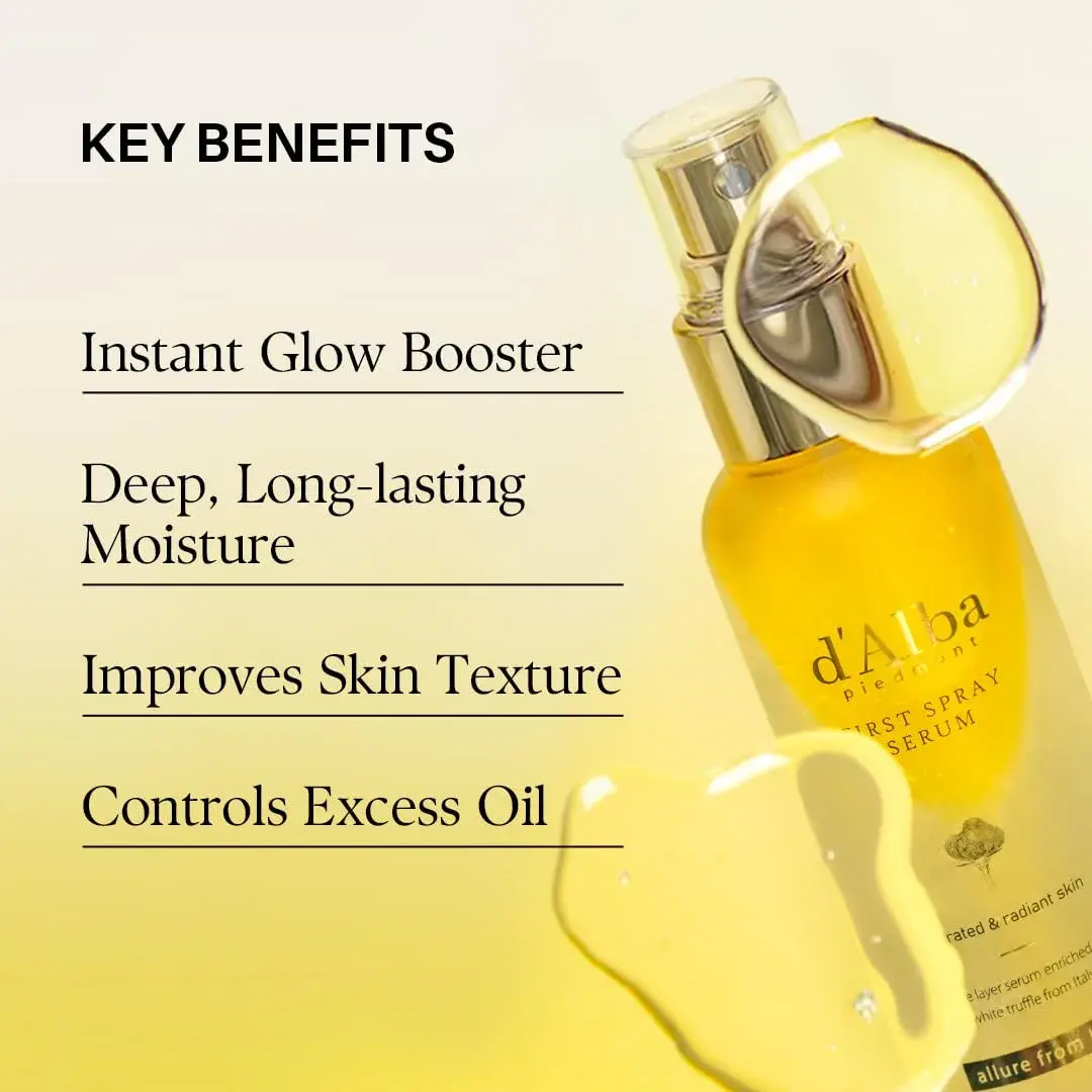 d'alba Piedmont Italian White Truffle First Spray Serum 180ml (6.09 Fl Oz) | Certified Vegan & Dermatologically Tested - view 6