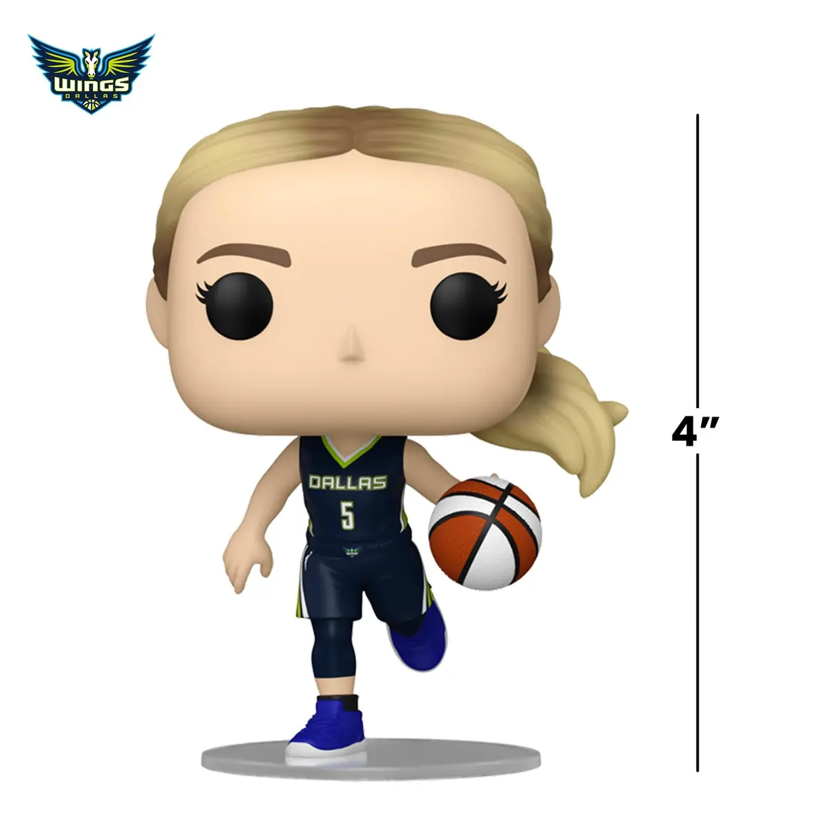 Funko POP! WNBA: Wings - Paige Bueckers | 3.9 in Vinyl Collectible for Fans & Collectors - view 3