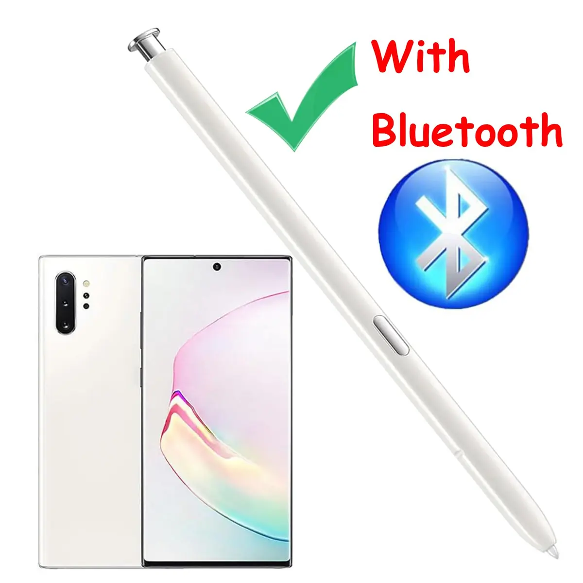 CaoXiong S Pen with Bluetooth for Samsung Galaxy Note 10 Series (White) | 4096 Pressure Levels - view 2