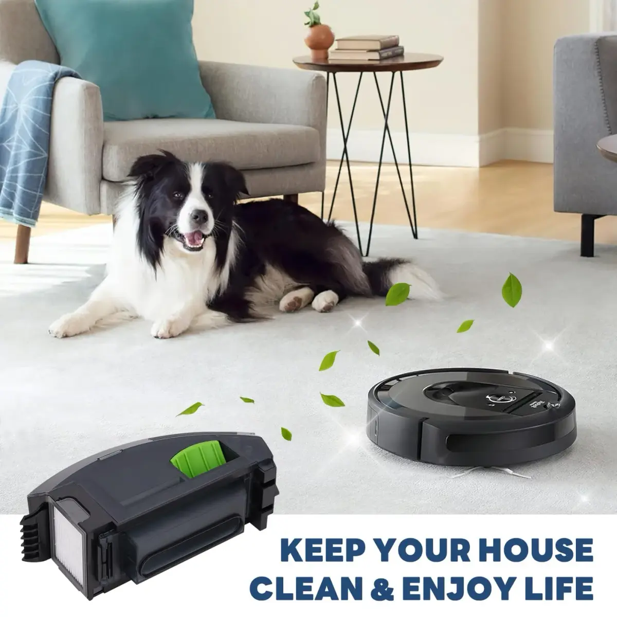 Sgizoku Dust Bin Box for iRobot Roomba i3 i3+ i4 i4+ i6 i6+ i7 i7+ i8 i8+ E5 E6 E7 J7 Vacuum Cleaner | Replacement Waste Dustbin Part - view 6
