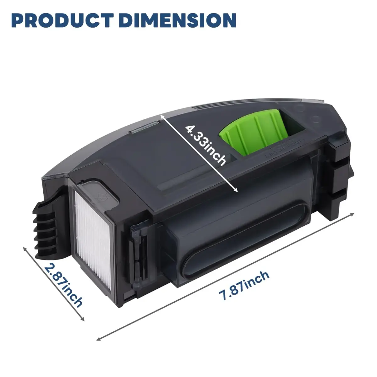 Sgizoku Dust Bin Box for iRobot Roomba i3 i3+ i4 i4+ i6 i6+ i7 i7+ i8 i8+ E5 E6 E7 J7 Vacuum Cleaner | Replacement Waste Dustbin Part - view 2