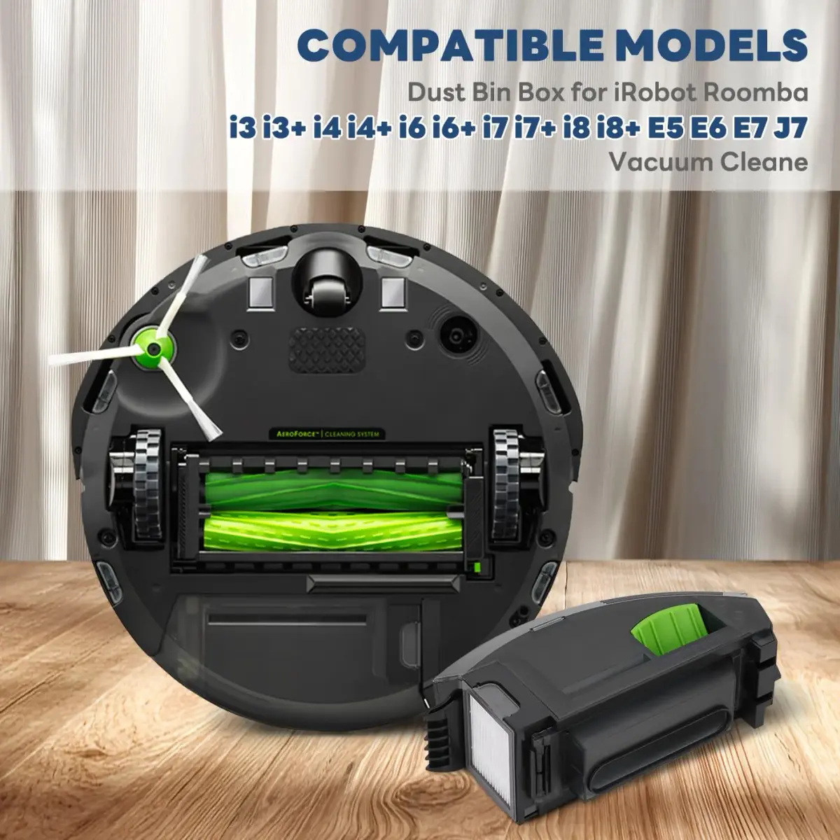 Sgizoku Dust Bin Box for iRobot Roomba i3 i3+ i4 i4+ i6 i6+ i7 i7+ i8 i8+ E5 E6 E7 J7 Vacuum Cleaner | Replacement Waste Dustbin Part - view 3