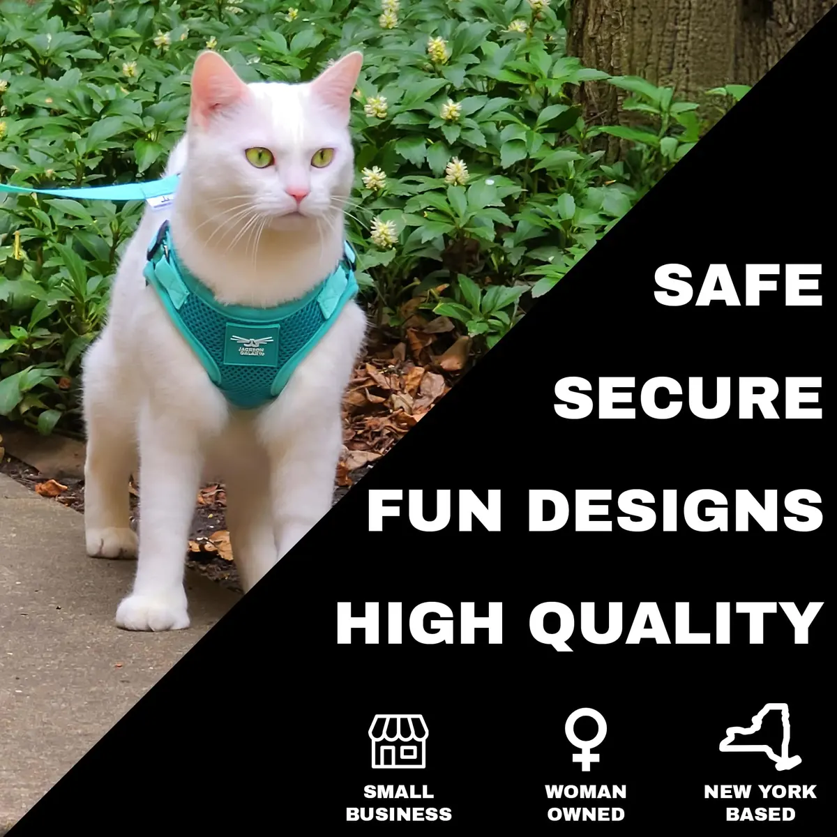 Your Cat Backpack Travel Cat Harness and Leash Set - Adjustable Mesh Fit for Outdoor Cats (Large) - view 7