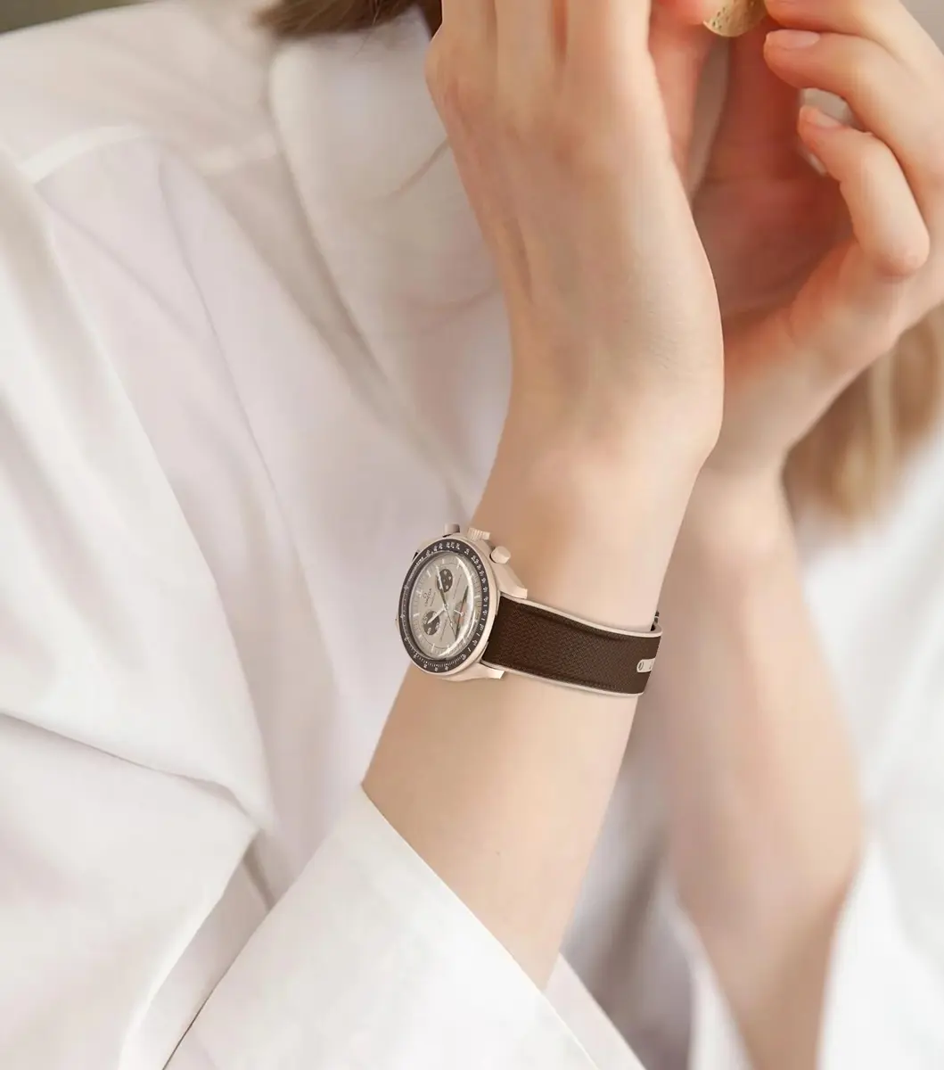 REBANDACE Watch Strap for Omega x Swatch MoonSwatch 20mm | Curved No Gap Replacement Band - view 4