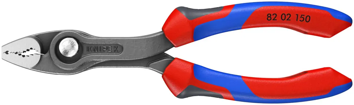 KNIPEX Tools 82 02 150 SBA TwinGrip Pliers, 15.25cm | Heavy-Duty Grip for Stripped Screws - main product image
