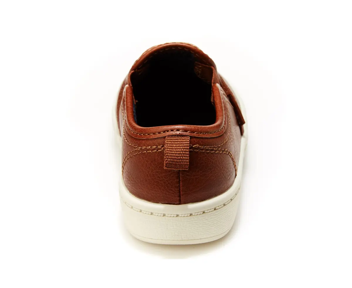 Carter's Ricky Brown Toddler Sneakers 10 US | Classic Slip-On Casual Shoe - view 3