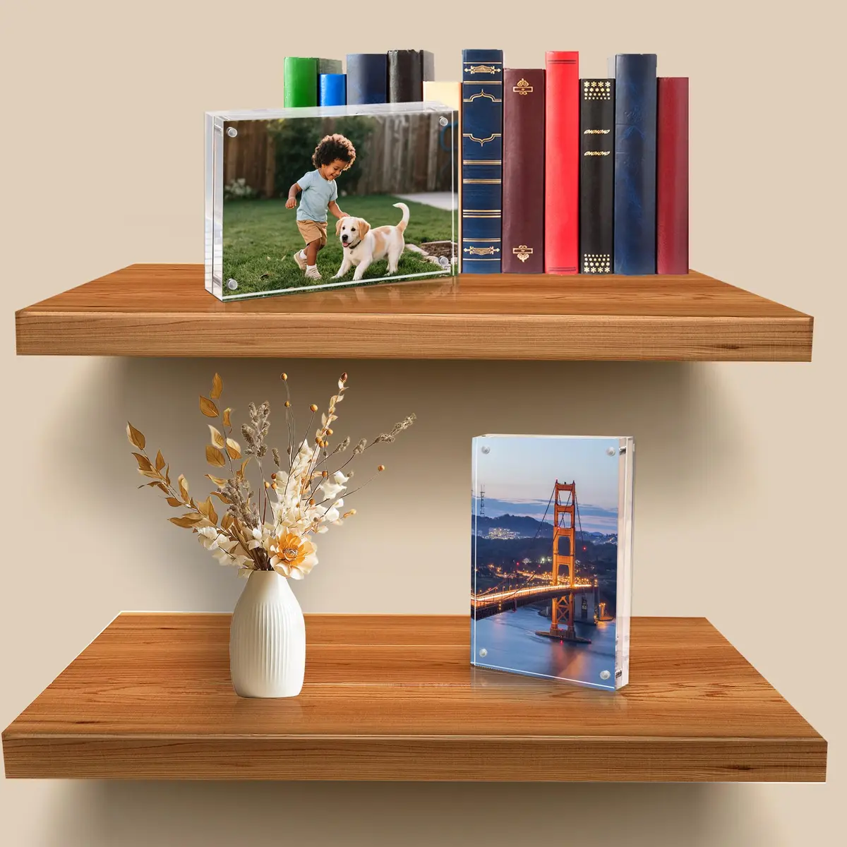 BP4U 8.5x11 Acrylic Picture Frame 3-Pack | Magnetic Double-Sided Display - view 6