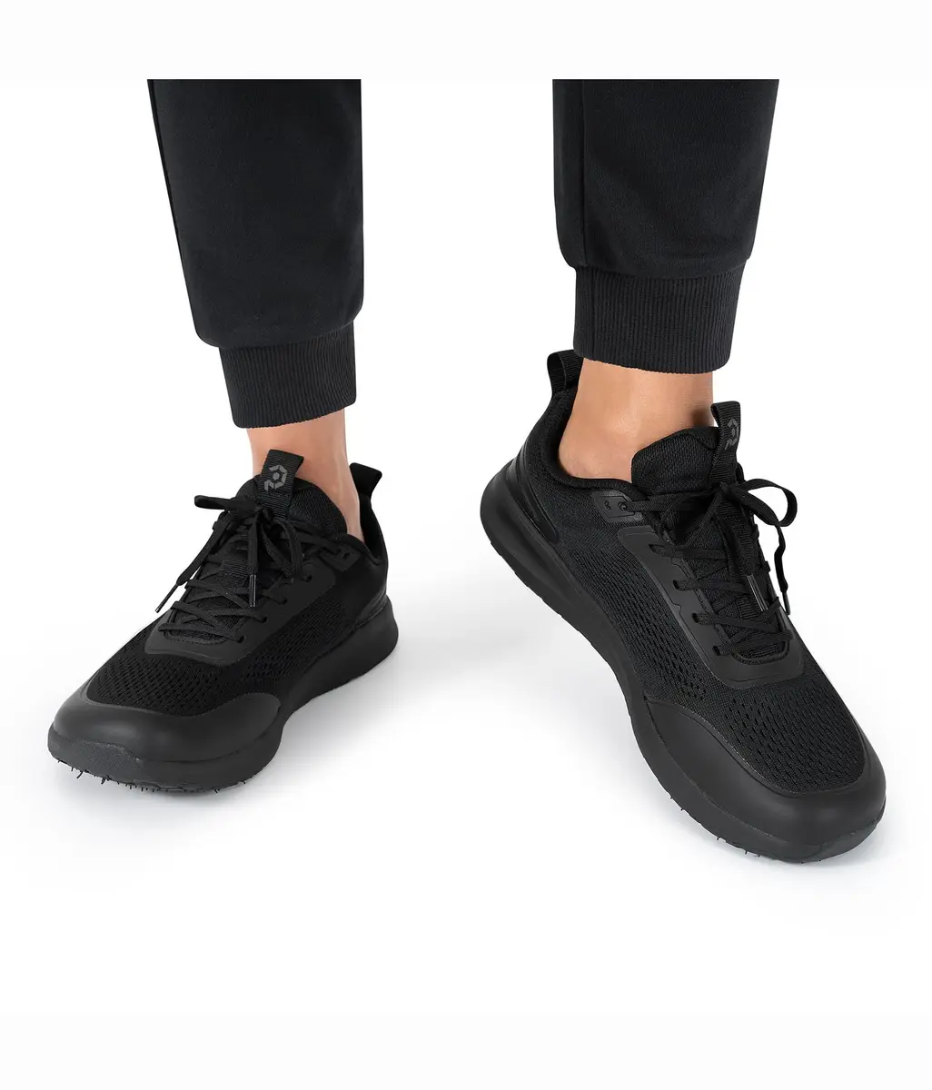 FEFELUIS Men's Zero Drop Running Shoes Wide Toe Box Black Size 9 (25.4cm / 9 US Wide) - view 6