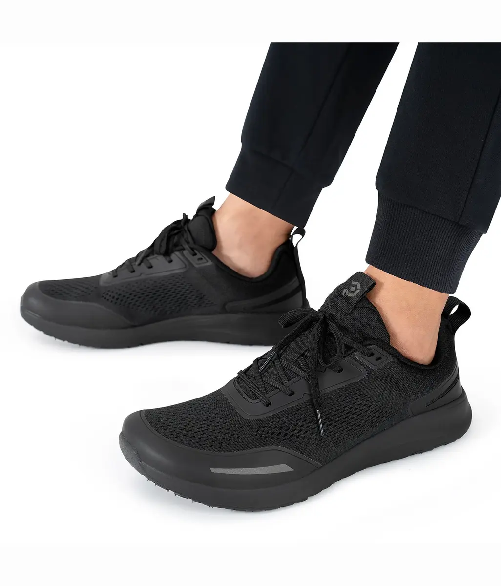 FEFELUIS Men's Zero Drop Running Shoes Wide Toe Box Black Size 9 (25.4cm / 9 US Wide) - view 2