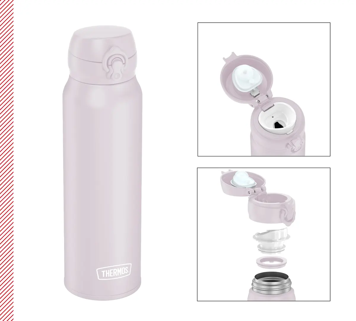 THERMOS Ultralight Bottle 750ml (25.36 Fl Oz) | Keeps Cold 20 Hours, Hot 10 Hours - view 2
