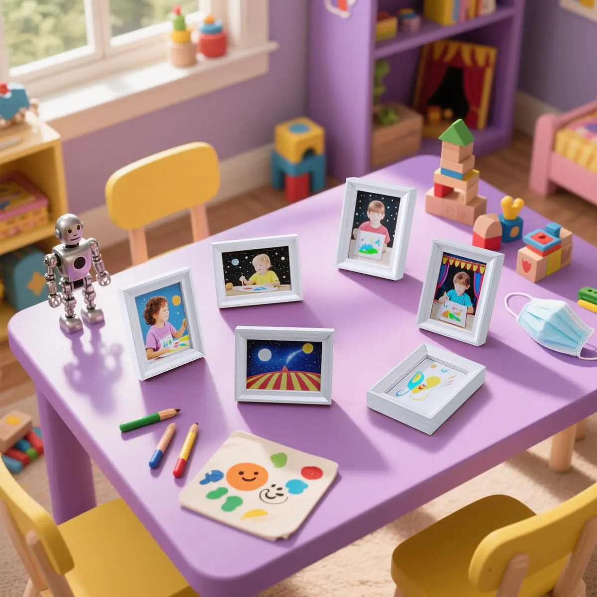 Winlor Mini Picture Frames 2.5x3.5 Inch | Small Photo Frames for Wall & Table - view 5