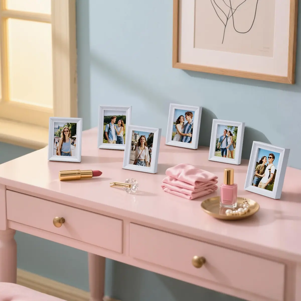 Winlor Mini Picture Frames 2.5x3.5 Inch | Small Photo Frames for Wall & Table - view 6