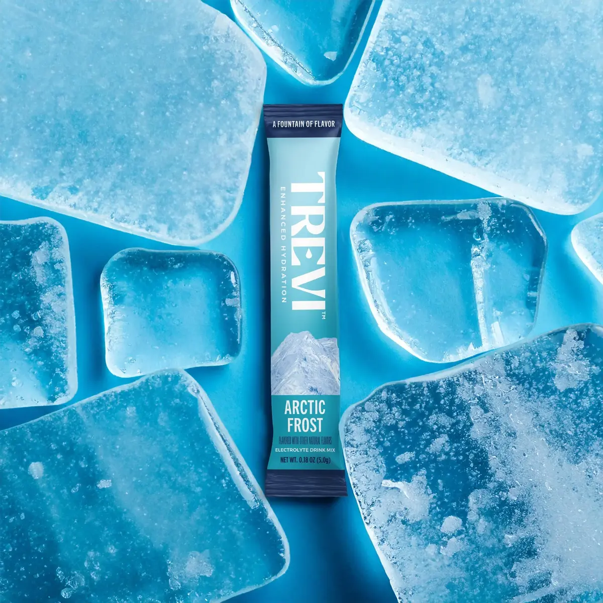 TREVI Electrolytes Powder Packets, Sugar Free Hydration, Arctic Frost | 28 Servings (4.94 oz / 140 g) | Hydrating & Replenishing - view 2