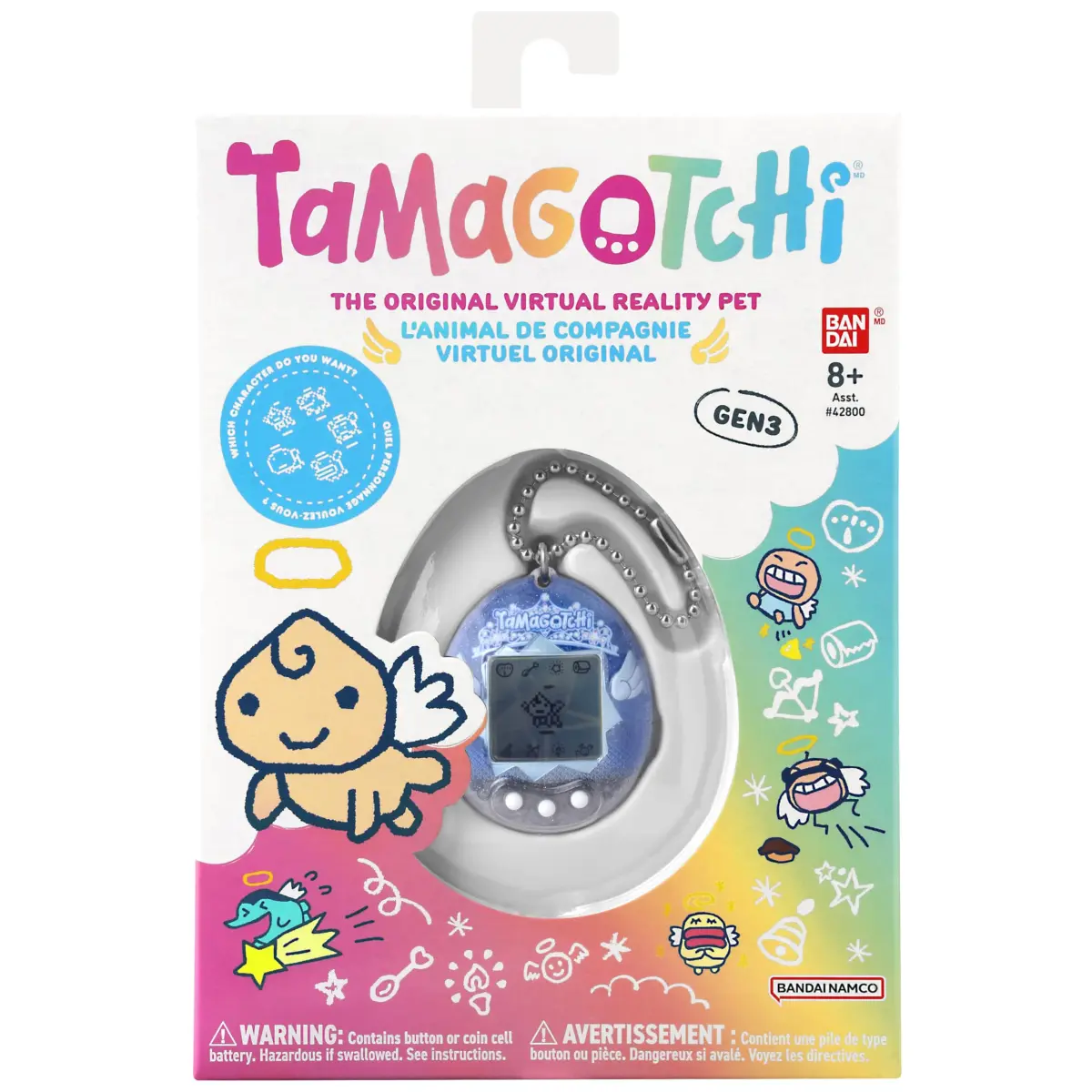 Tamagotchi Original Angel Tiara Electronic Pet | Fun Nostalgic Toy for Kids 8+ - view 4