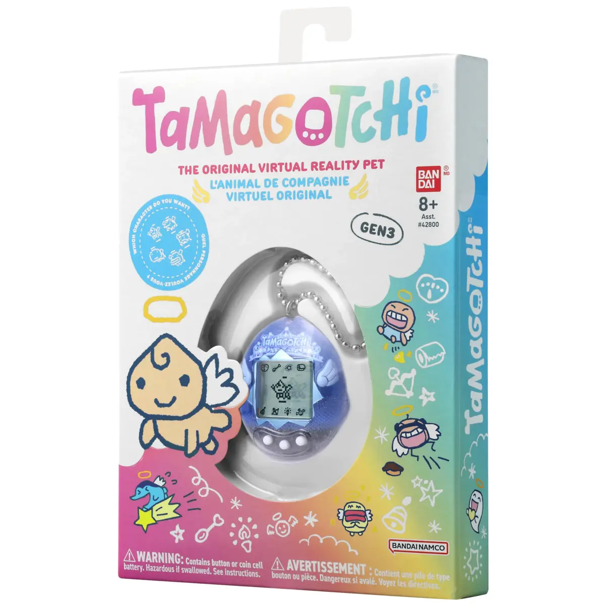 Tamagotchi Original Angel Tiara Electronic Pet | Fun Nostalgic Toy for Kids 8+ - view 5