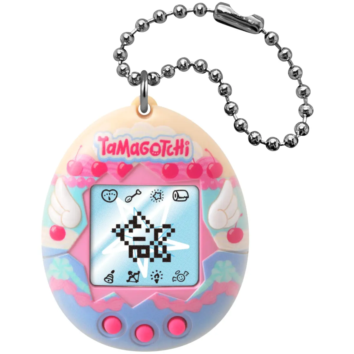 Tamagotchi Original Angel Cake Electronic Pet | Interactive Virtual Pet with Shooting Star Mini-Game - main product image