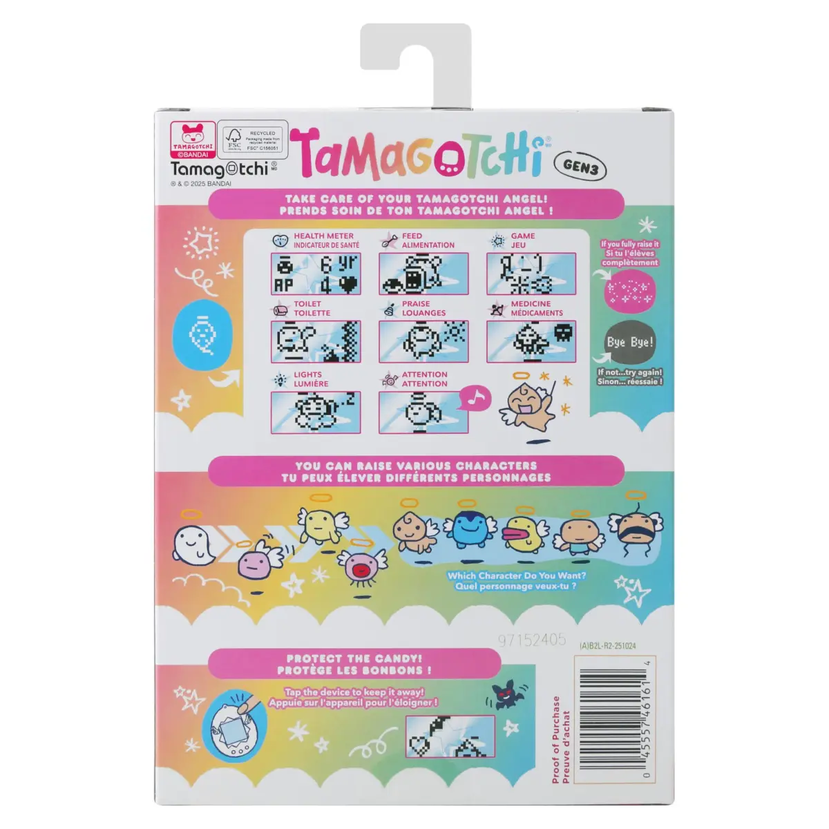 Tamagotchi Original Angel Cake Electronic Pet | Interactive Virtual Pet with Shooting Star Mini-Game - view 7