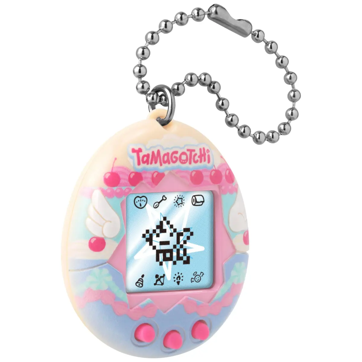 Tamagotchi Original Angel Cake Electronic Pet | Interactive Virtual Pet with Shooting Star Mini-Game - view 3