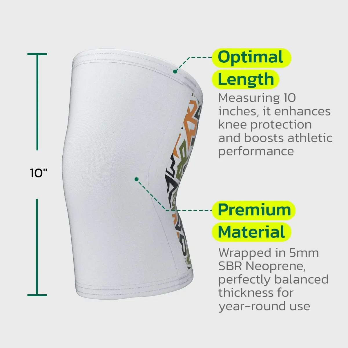 AOFIT 5mm Knee Brace for Fitness & Weightlifting, Small (1 Pair) | FDA Approved Medical Grade Support - view 2