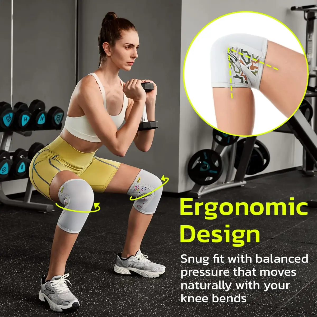 aoFIT 5mm Knee Brace for Fitness & Weightlifting, XL (1 Pair) | Medical Grade Compression Sleeve - view 5