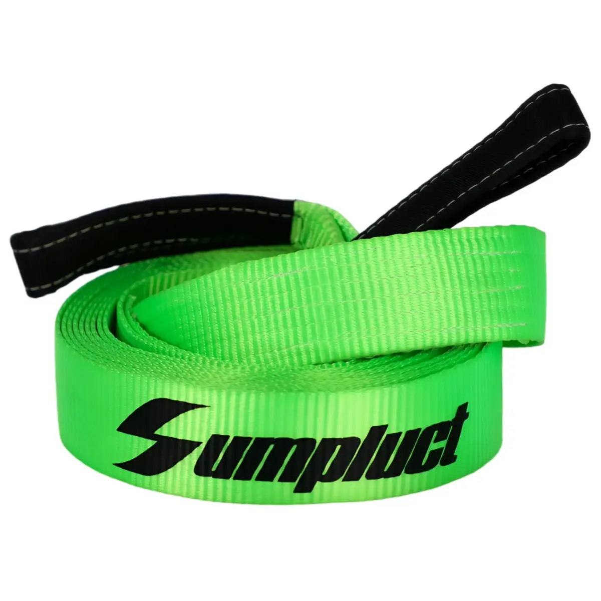 sumpluct Heavy Duty Tow Strap 5.08cm x 6.1m (2" x 20 Ft) with 11,000 kg (24,068 lbs) Break Strength | Reinforced Loops for Vehicle Recovery - main product image